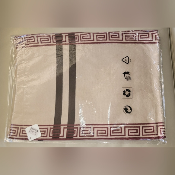 Greek Key Scarf NEW 100% Viscose - Picture 7 of 8